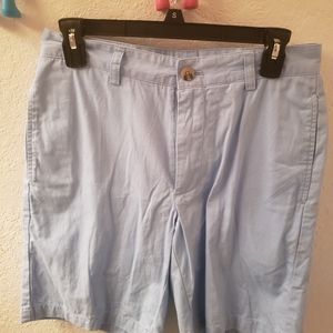Iight blue shorts